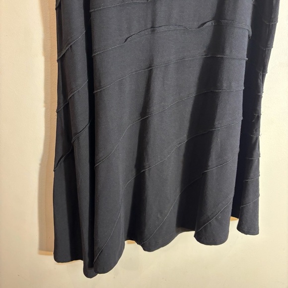 BLUE SKY Sz L Asymmetrical Jersey Knit With Diagonal Seam Detailing Skirt NEW - Picture 3 of 7